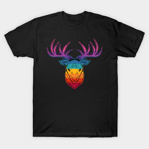 deer head T-Shirt by little.tunny